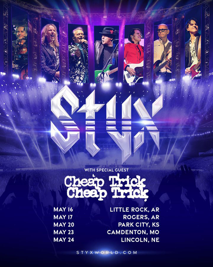 スティクスが2026年5月のツアー日程を発表。スペシャル・ゲストは