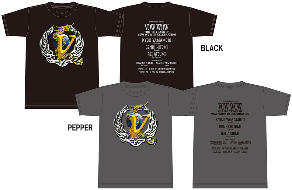 VOW WOW「THE 40 YEARS OF VOW WOW III CELEBLATION」公演オフィシャル