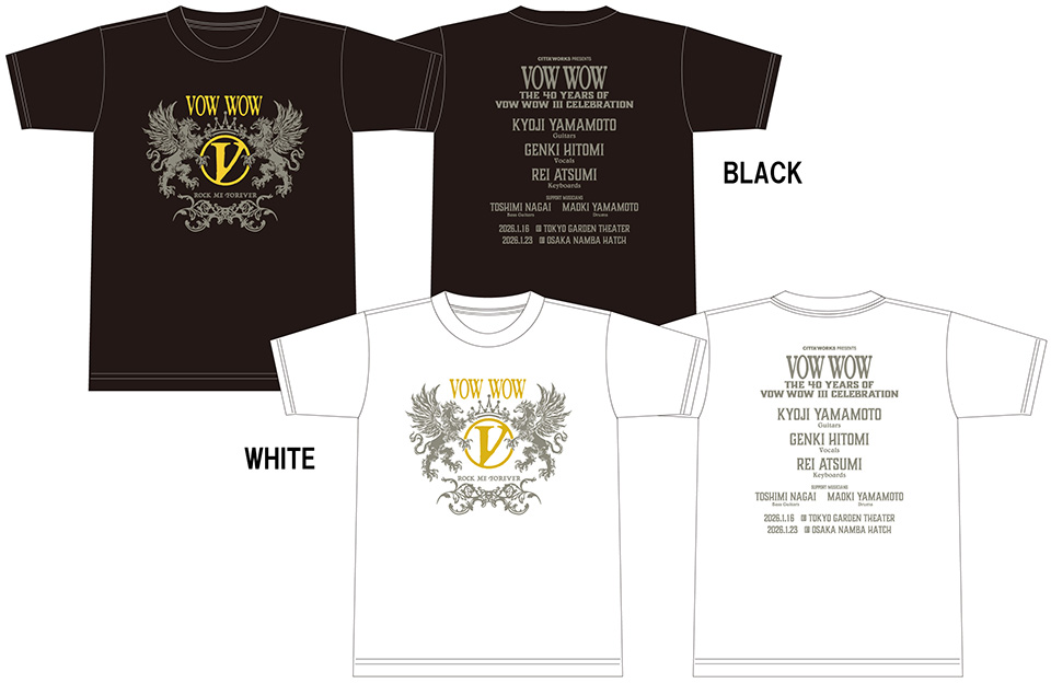 VOW WOW「THE 40 YEARS OF VOW WOW III CELEBLATION」公演オフィシャル