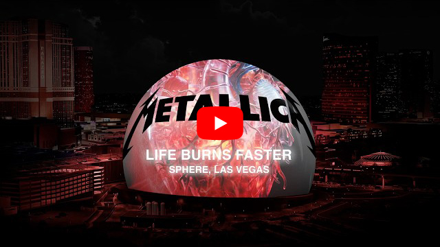 メタリカ、ラスヴェガスの球体型コンサート会場スフィアでの公演を発表