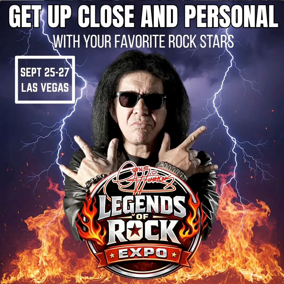 KISSのジーン・シモンズ、自身主宰の「ロック・レジェンドEXPO」開催を