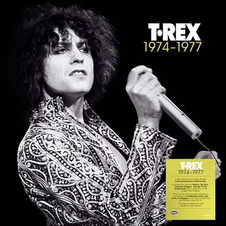 T・レックスの未発表曲入り5枚組CDボックス・セット『1974-1977』が