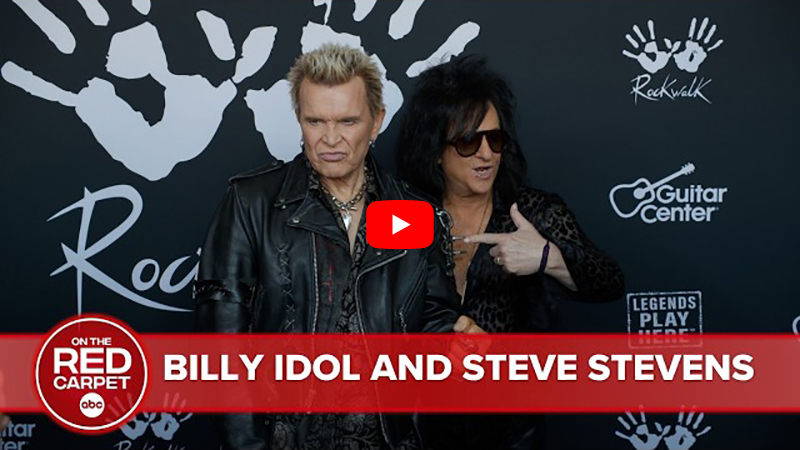 ビリー・アイドル　スティーヴ・スティーヴンス　サインCD billy idol ビリー・アイドル、盟友スティーヴ・スティーヴンスと共にハリウッド