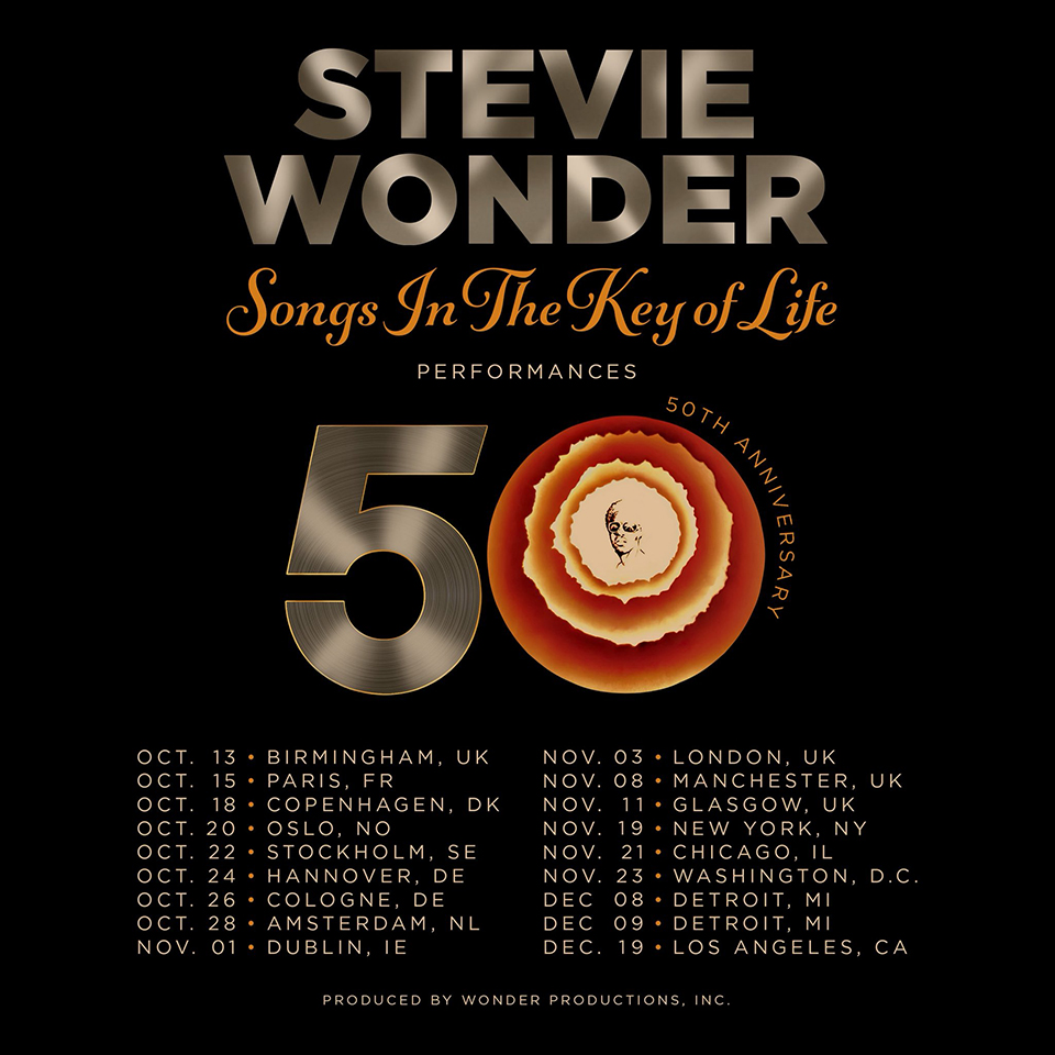 スティーヴィー・ワンダー、『Songs in the Key of Life』発売50周年の