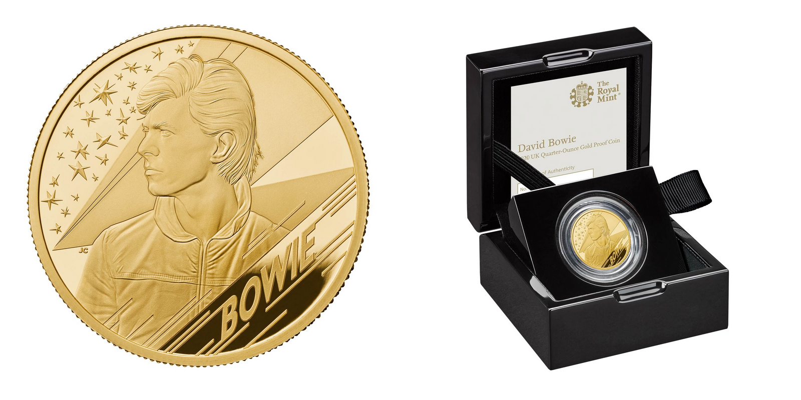 英国王立造幣局がデヴィッド・ボウイの記念硬貨を発行 | NEWS | MUSIC